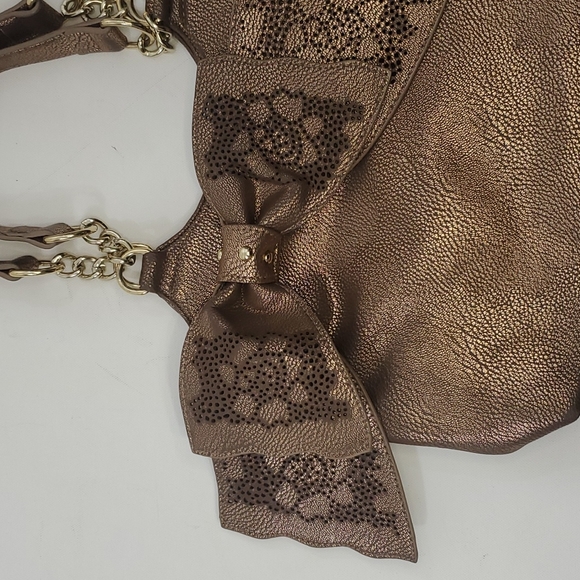 Cute purse with big bow copper color - Picture 2 of 13